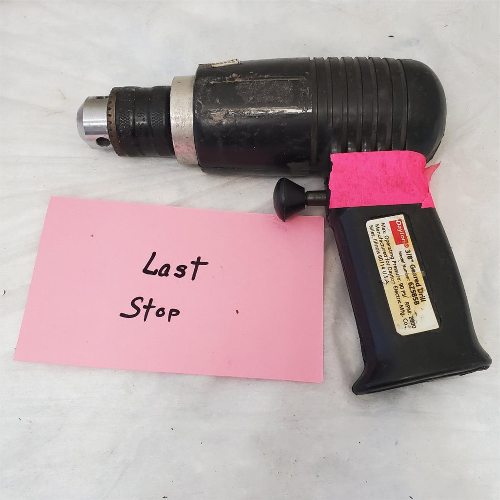 Dayton 6Z585B Pistol Grip Pneumatic Air Drill Air Tool WW-10