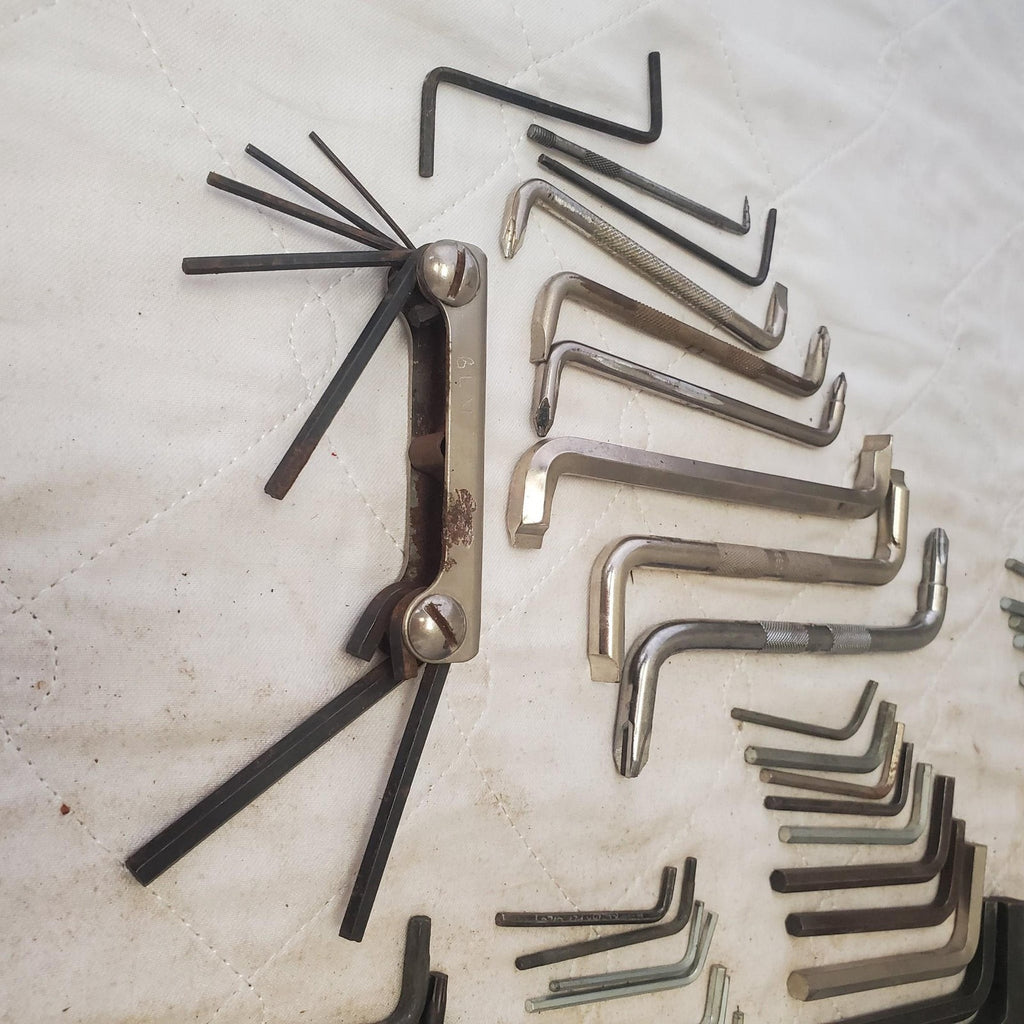 Lot of 110 Pieces  Allen/Hex Wrenches All Purpose Mixed Sizes LOT169