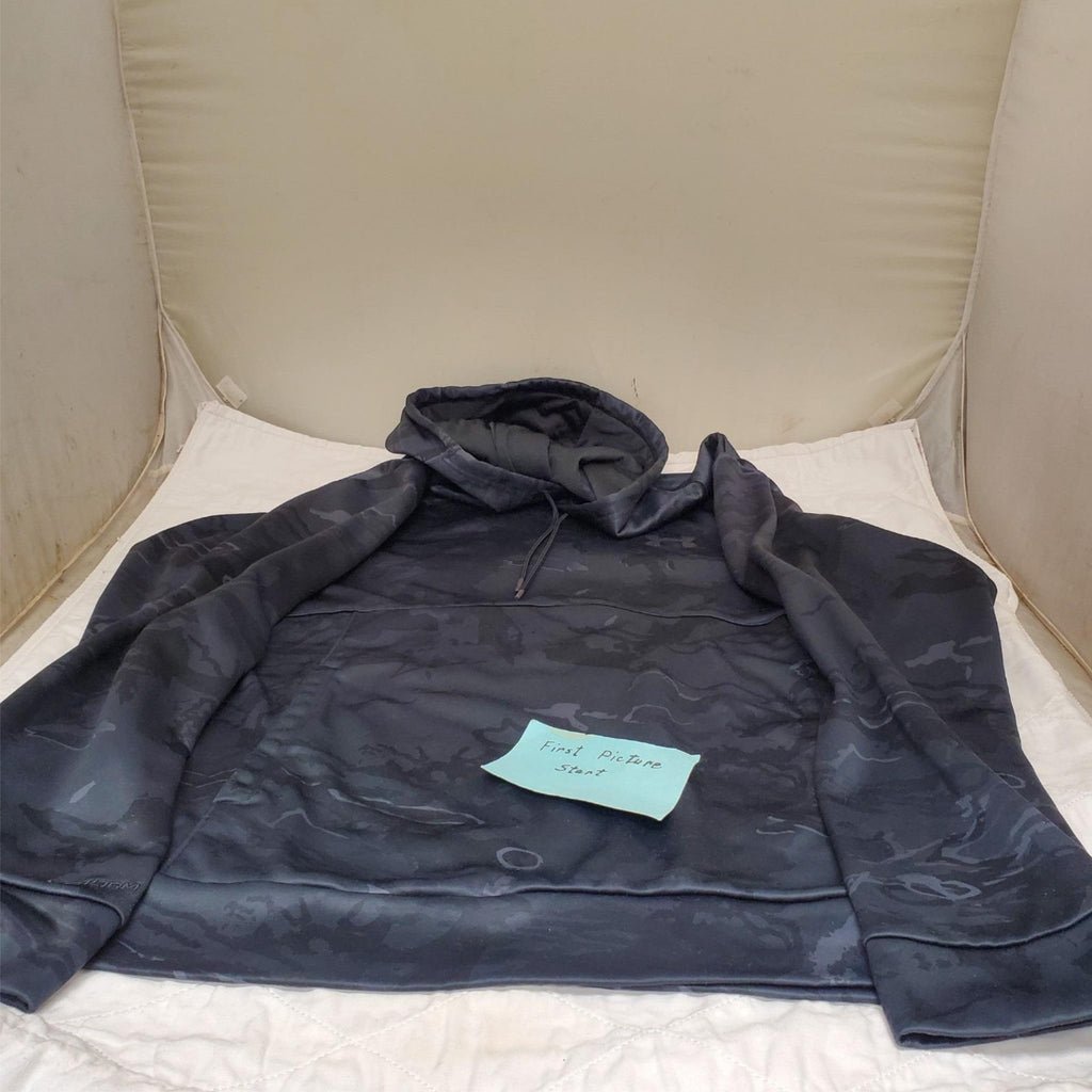 Under Armour ColdGear XXL Loose Fit Black Camo Pullover Hoodie