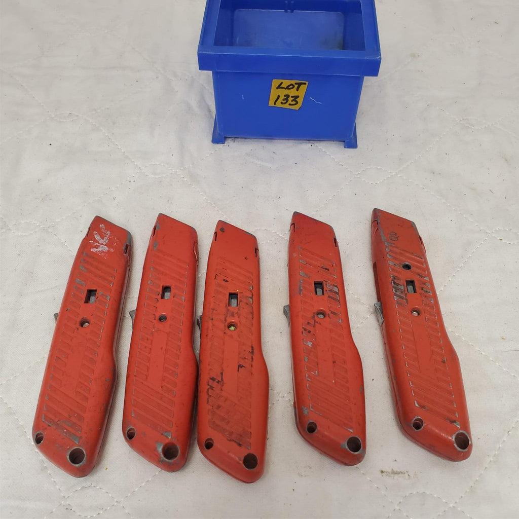 Lot of 5 Stanley Regular Duty Safety Carton Box Knife LOT-133