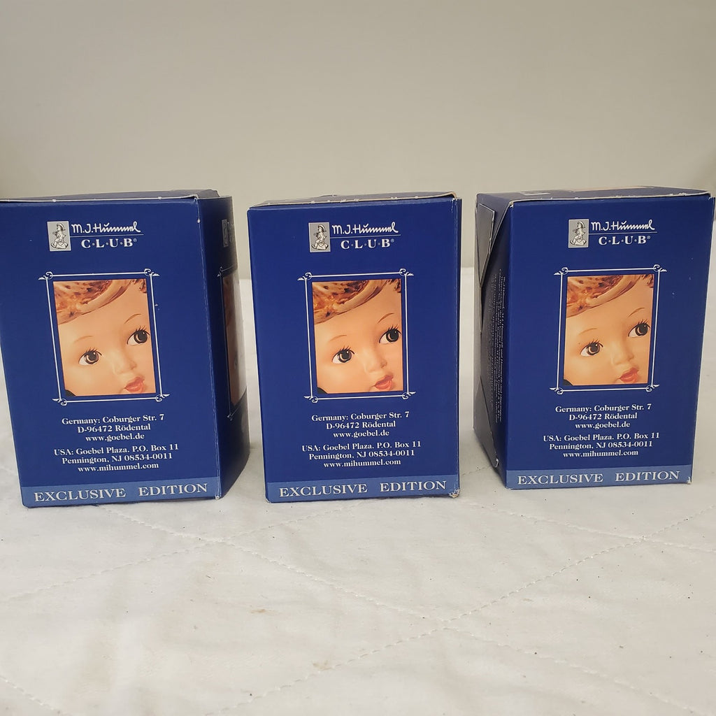 Set of 3 Hummel Figurines To Shy To Sing First Mate & Clear As A Bell H-9