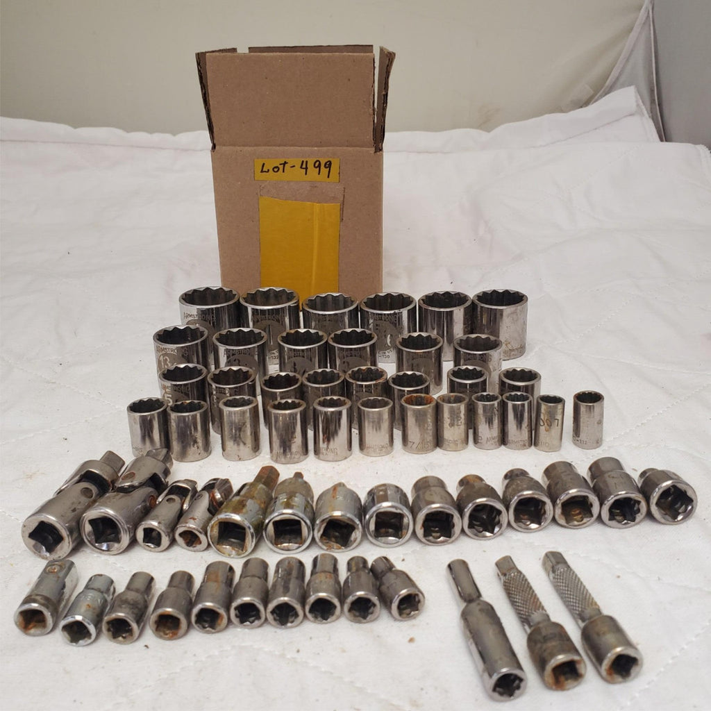 Lot of Assorted Socket with Extensions and Adapters LOT-499