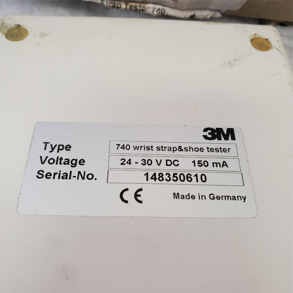 Used 3M 740 Wrist Strap and Shoe Tester - 151532