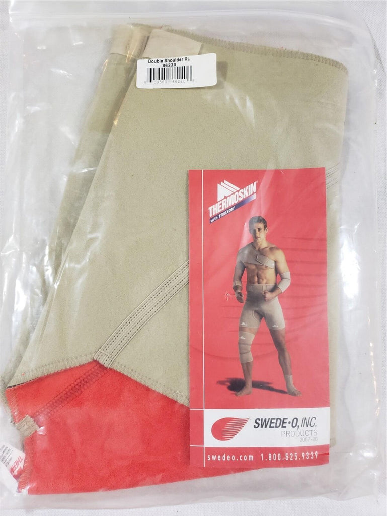 Thermoskin Sports Double Shoulder Support Beige - Multiple Sizes