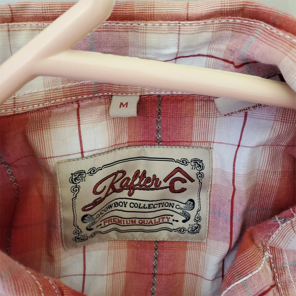 Rafter Short Sleeve & Panhandle Long Sleeve Shirts Blue and Red Size Medium
