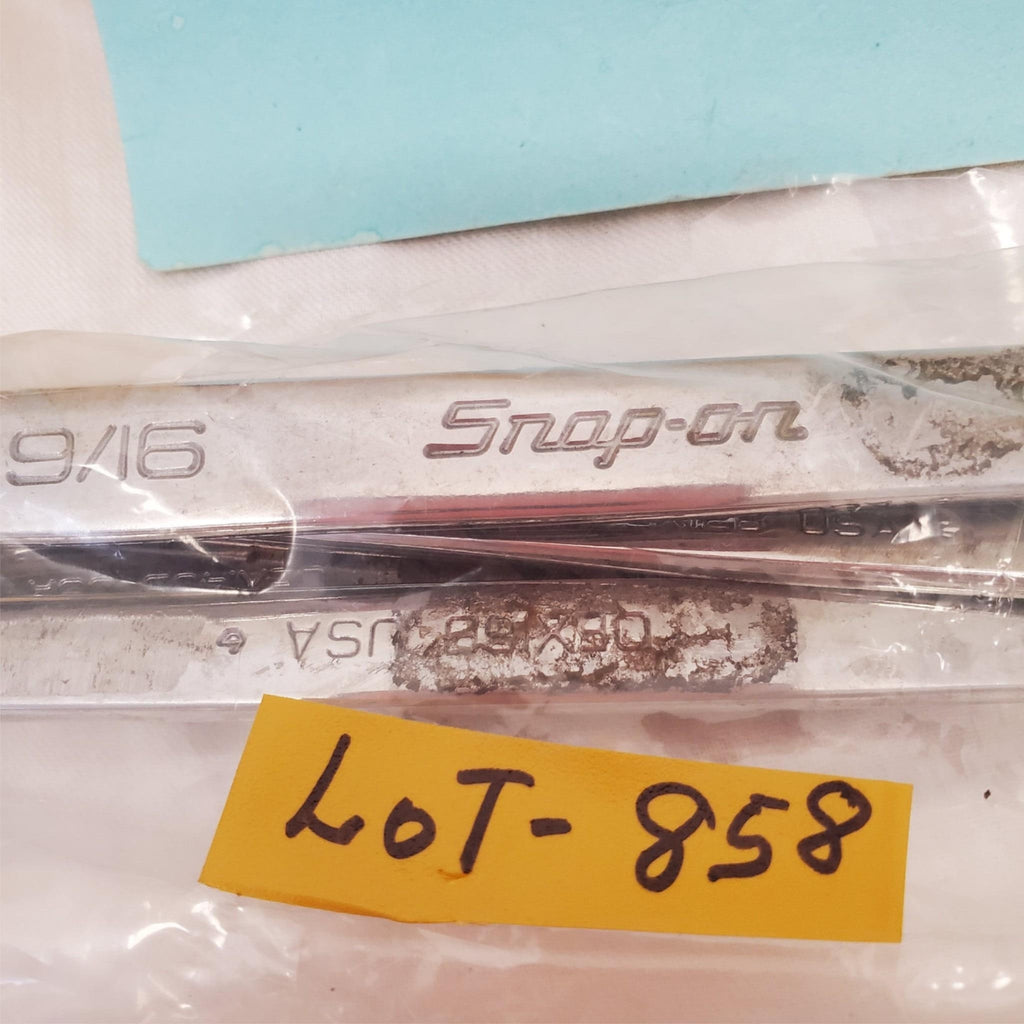 Lot of 5 Snap-On Combination Wrench Set LOT-858