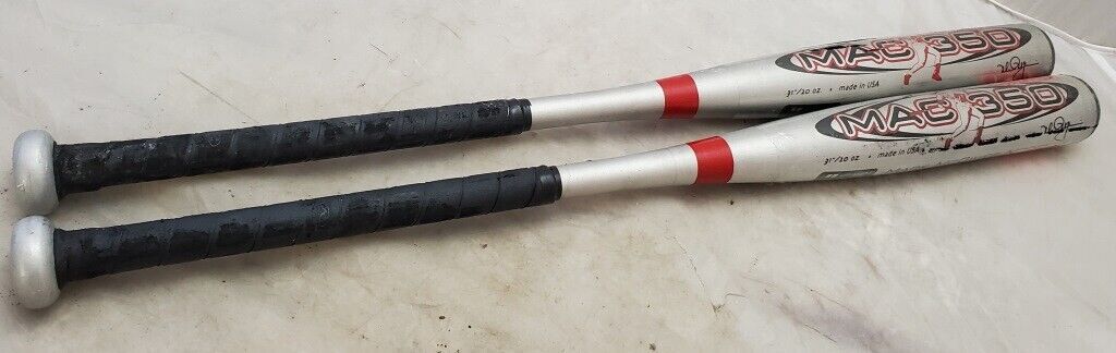 Two Rawlings Mark McGwire Model MAC350 31" 20oz Youth Baseball Bats