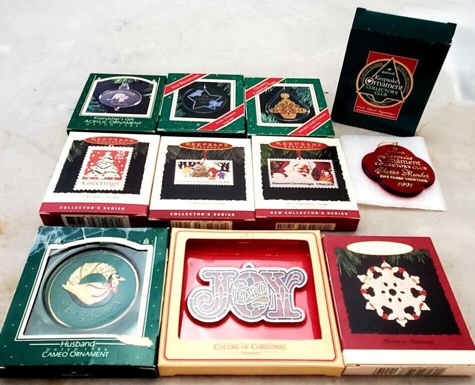 Lot Hallmark Keepsake Friendship's Gift Star Brighteners & More Acrylic Ornament