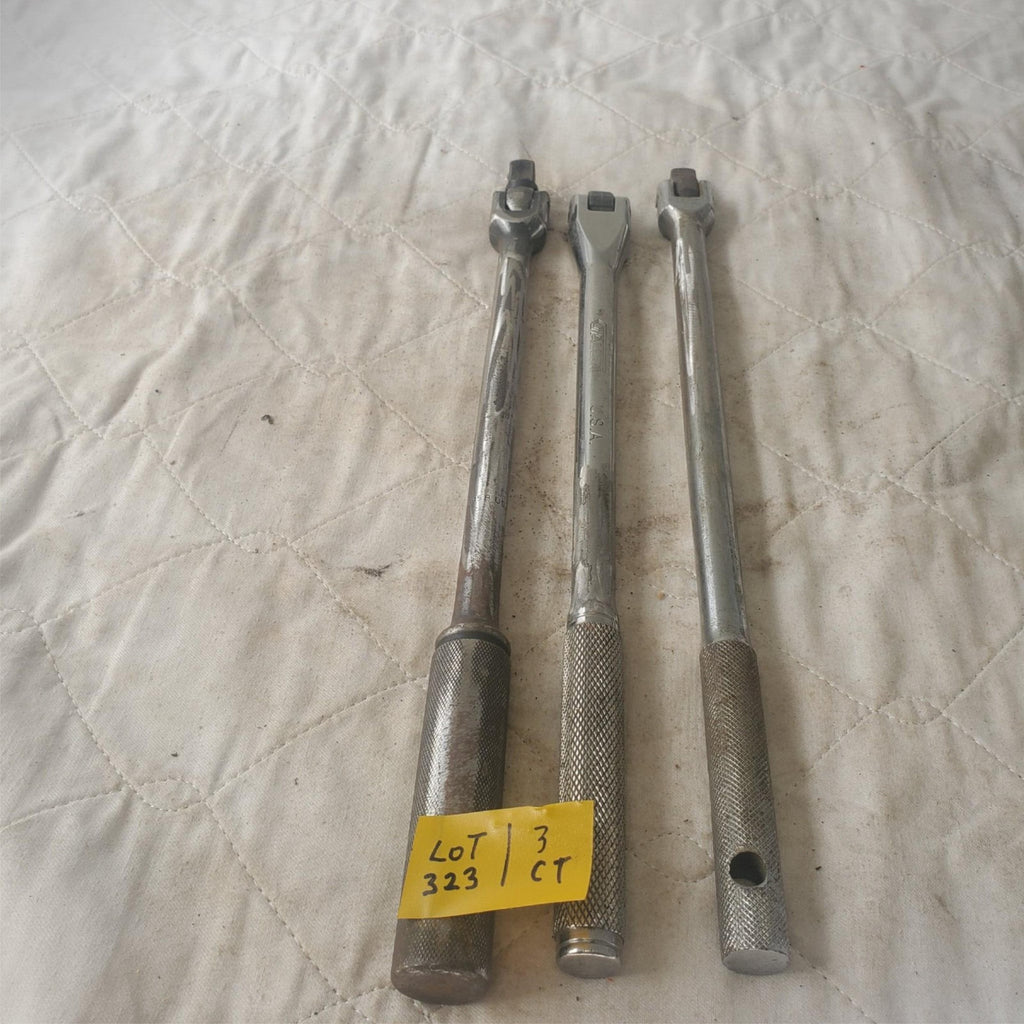 Lot of 3 Drive Flex Head Breaker Bar Extension LOT323
