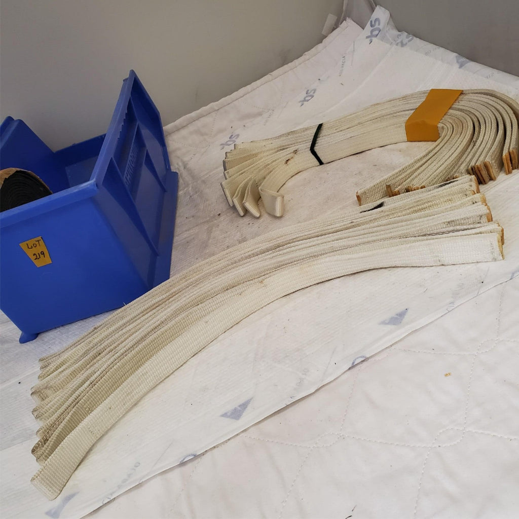 Lot of Nylon Webbing Roll & Striped Cotton Twill Neck Tape LOT 219
