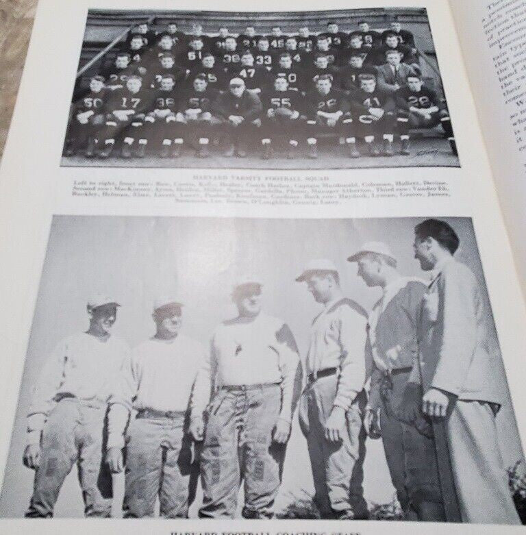 FOOTBALL Harvard AA News vs. Yale GAME Official Program November, 25 1939