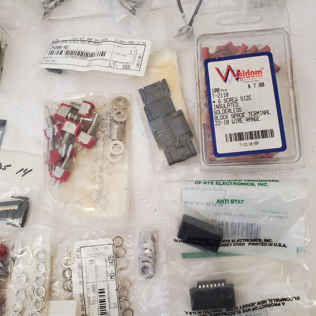 Large Lot of Omron Omega Relays Switches Electronics Parts