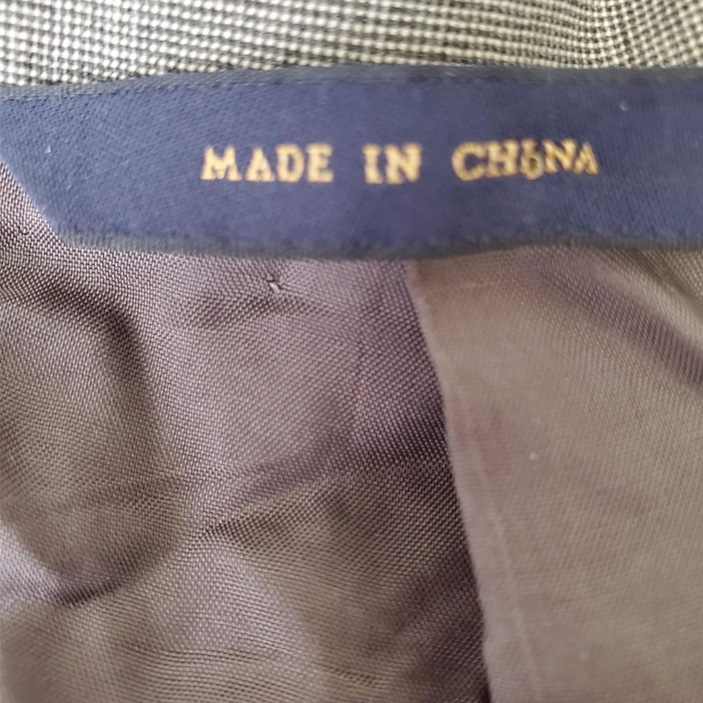 Brooks Brothers Brookschool Wool Grey 2 Button  Blazer Suit Jacket Sport Coat 