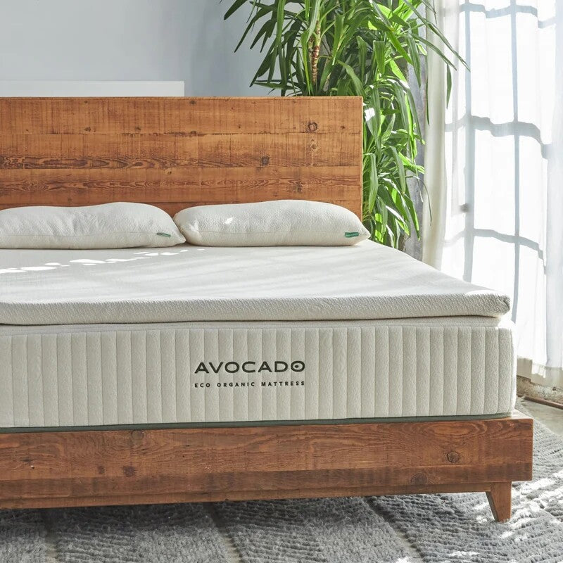 Avocado Eco Organic Mattress Topper Queen Size 2 inch Plush $429