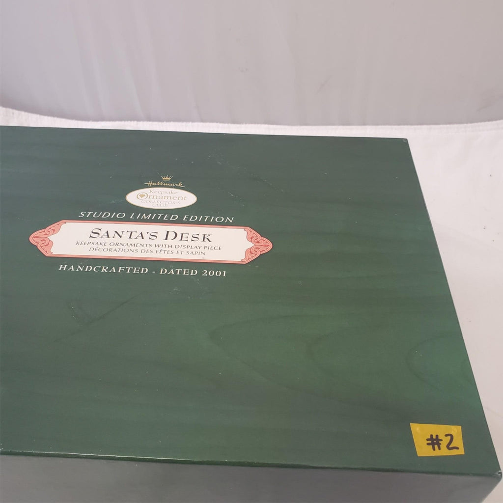 Hallmark Keepsake Ornaments Santa's Desk 2001 Studio Edition #2