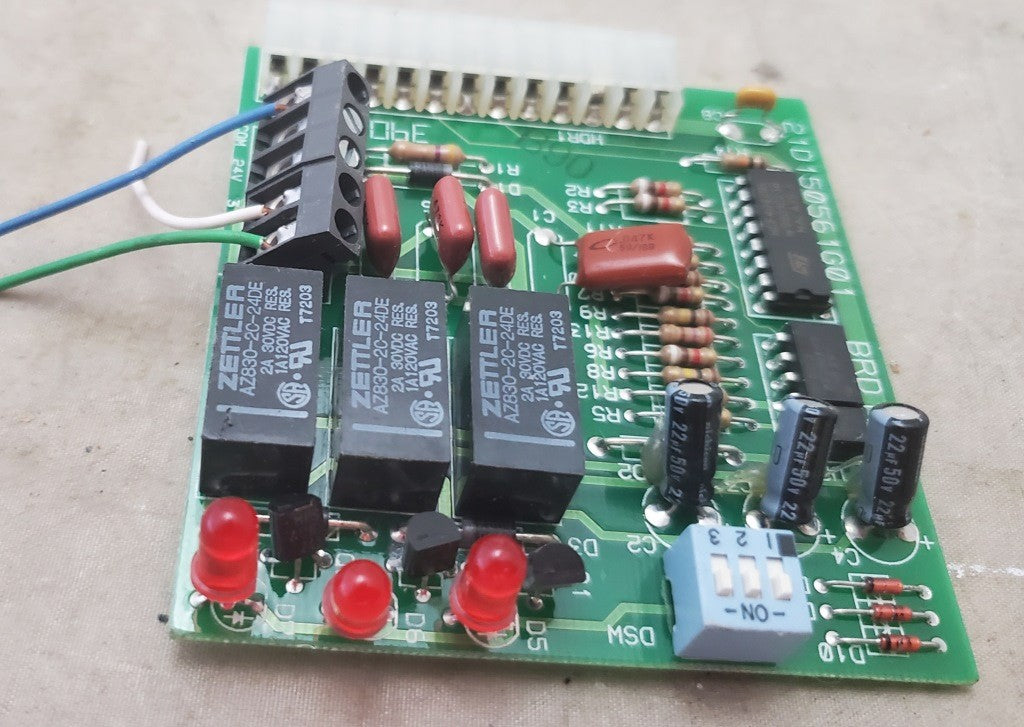 Vintage Trane Zettler Zone/Bypass Control Card Zzcardal010 21D150561G01 BRD1033