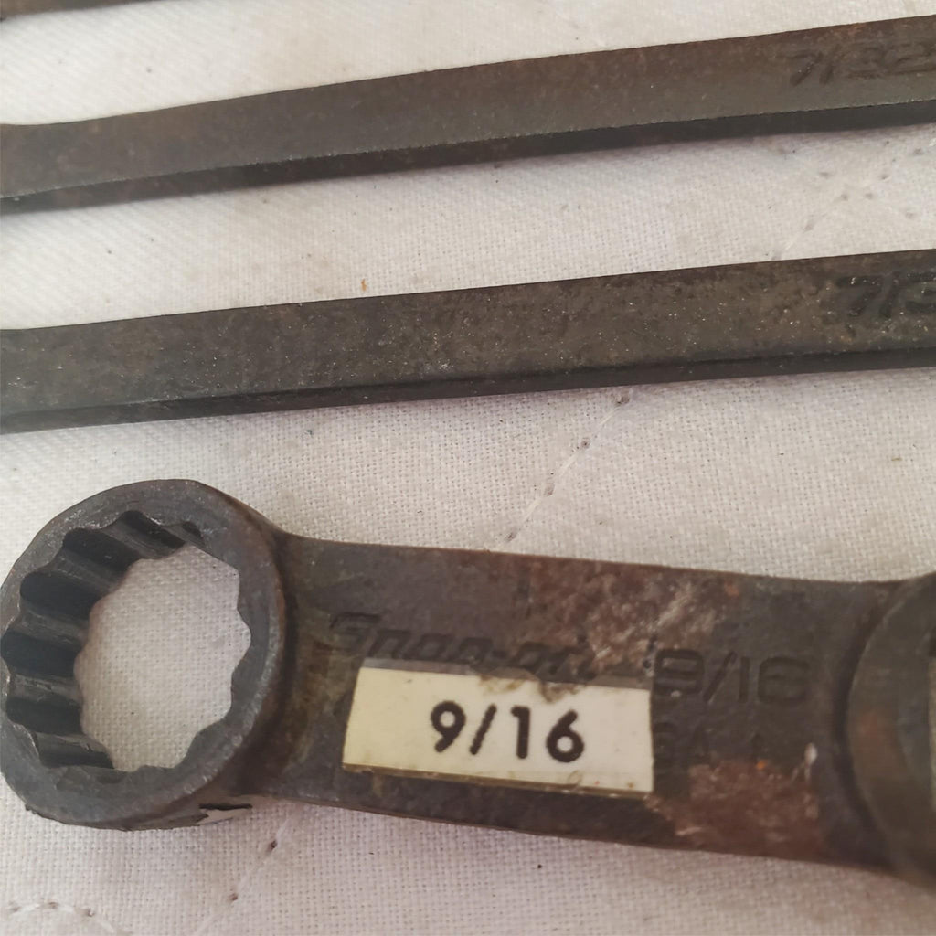 Lot of 10 Assorted Snap-On Box End Wrench & Other Wrenches LOT 537