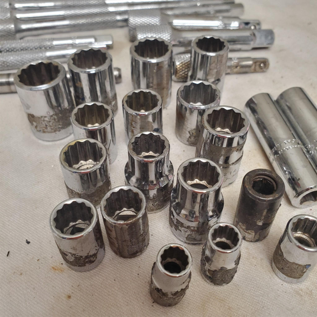 Lot of Assorted Socket Extensions, Swivel Sockets & Other Tools LOT-882