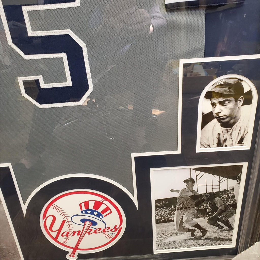 Joe Dimaggio Framed Yankees Jersey