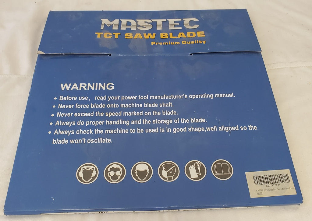MASTEC 12" 305mm Aluminum Cutting TCT Saw Blade