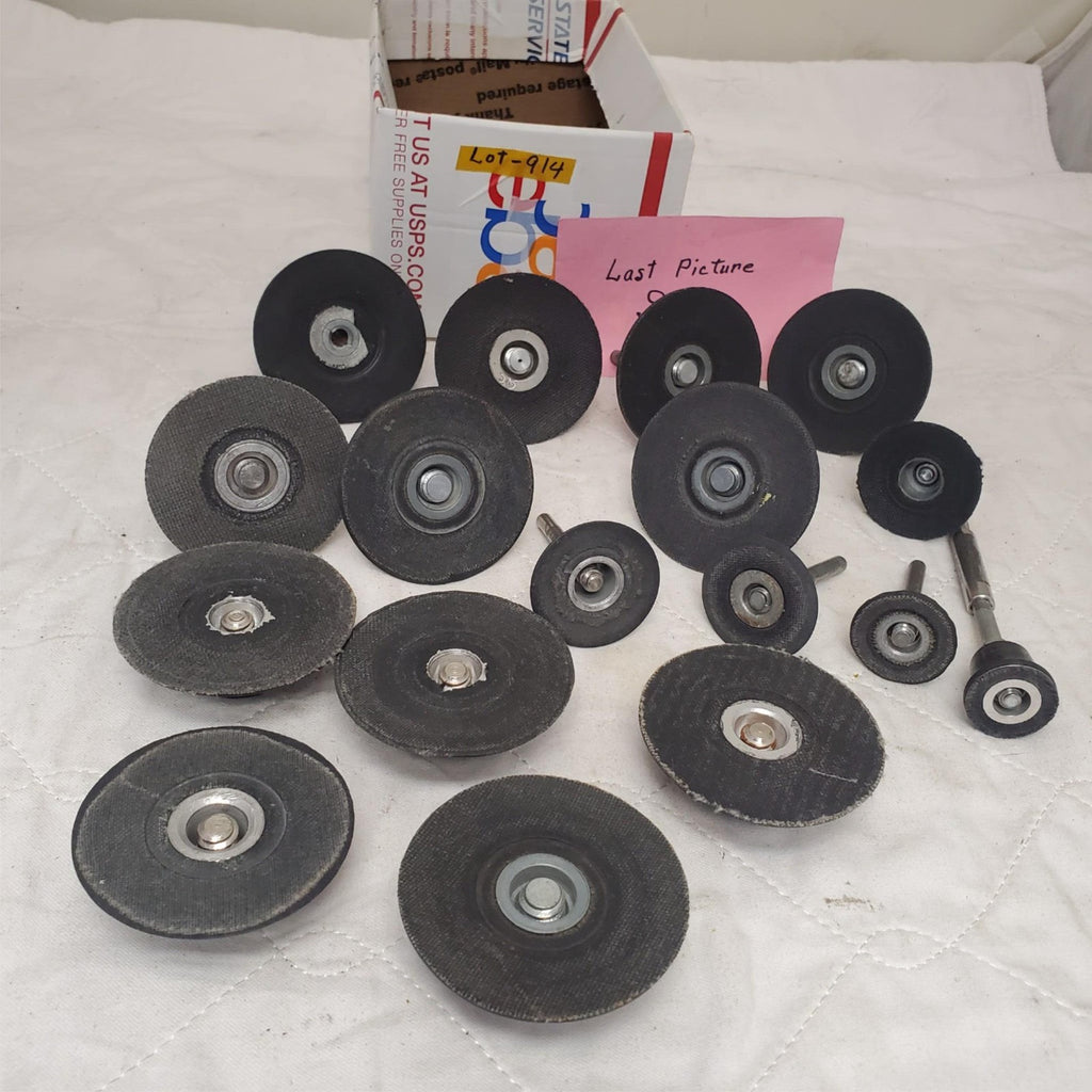 Lot of Roll Lock Sanding Disc Rotary Pad Holder LOT-914
