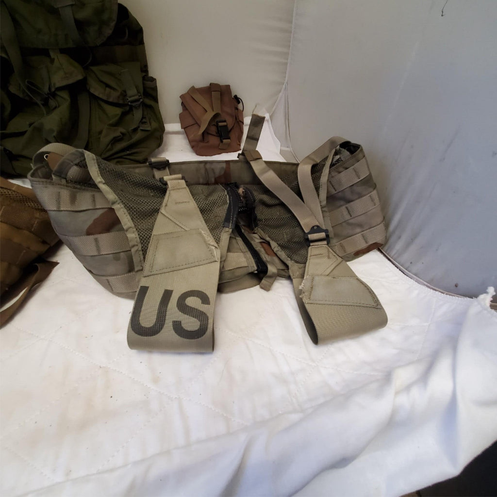 Lot of Field Pack Combat, USMC Tactical Assault Panel, US Military MOLLE Vest