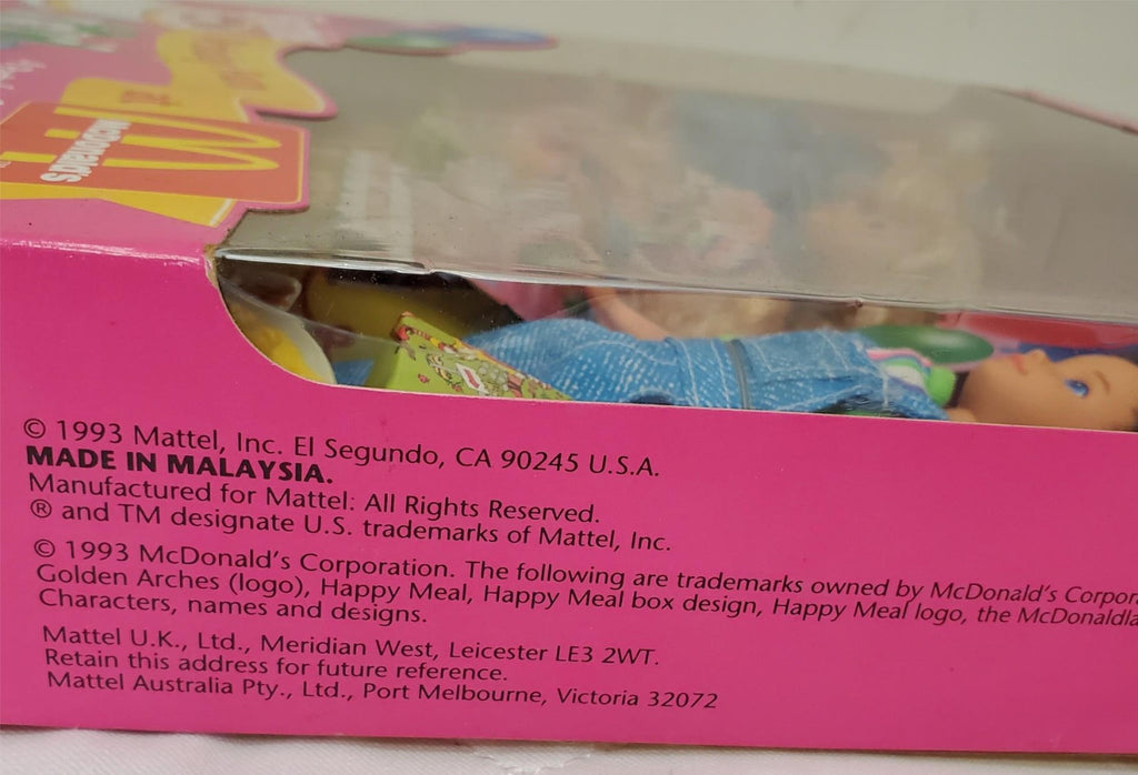 1993 Barbie Birthday Fun at McDonald’s Playset Rare Walmart Exclusive Mattel