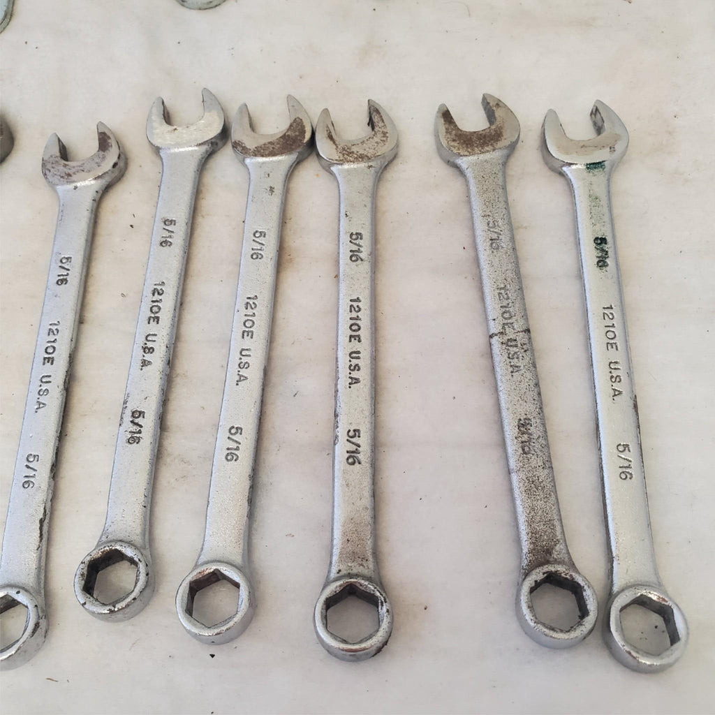 Lot of 20 Various Brand Assorted Size Wrenches Hand Tools LOT 358