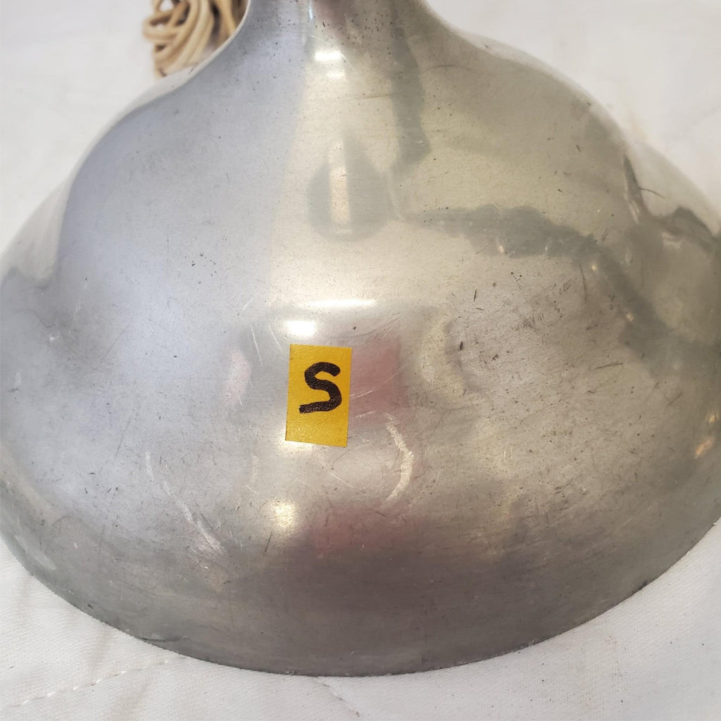 Lot of 2 Vintage Wisna Silver Sculptural Table Lamps S