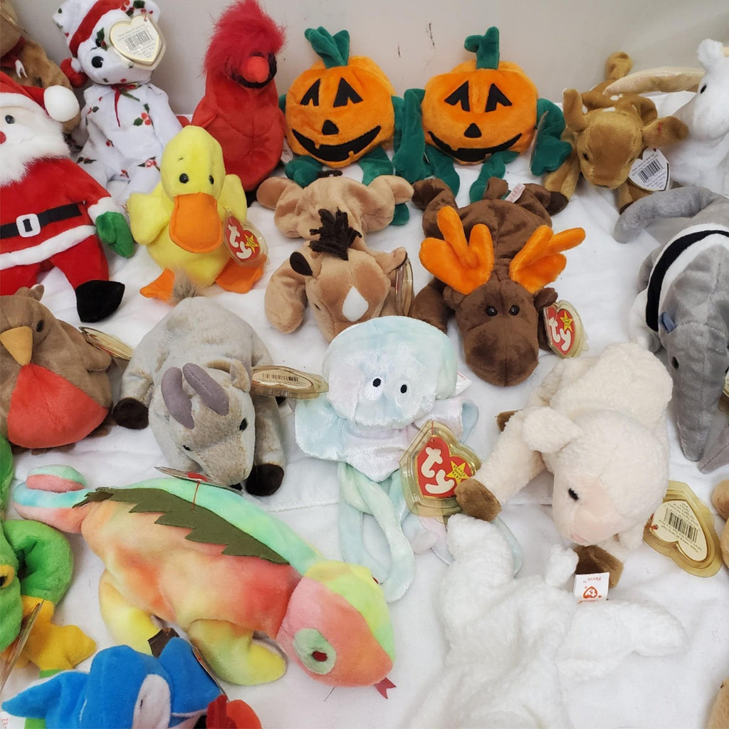 Huge Lot of Assorted TY Beanie Babies Plush Toys #2