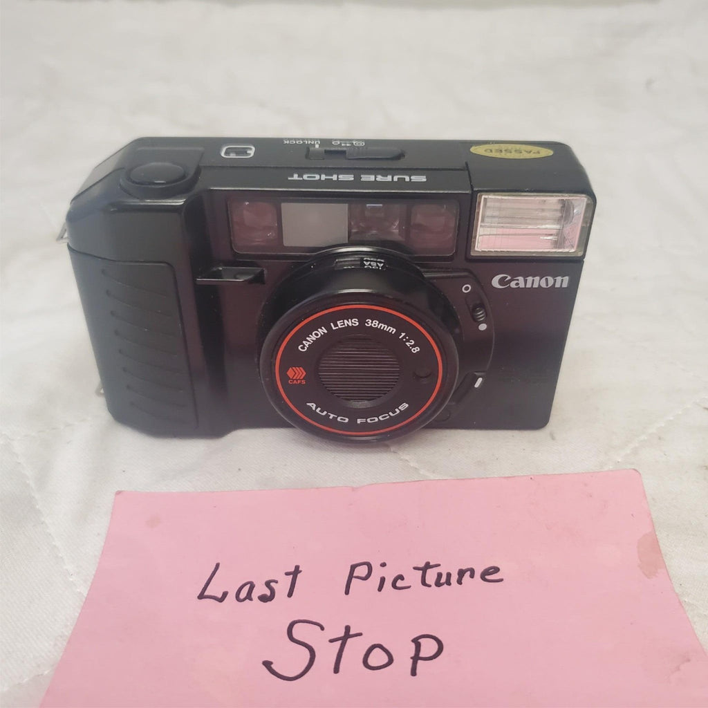Canon Sure Shot 35mm Film Camera Auto Focus, 38mm f 2.8 Lens