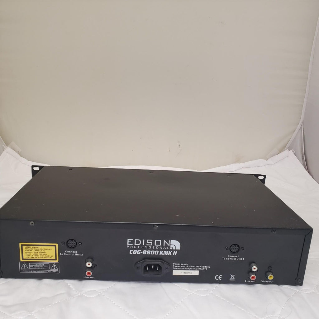 Edison Professional CDG-8800 KMK II Dual CD Player