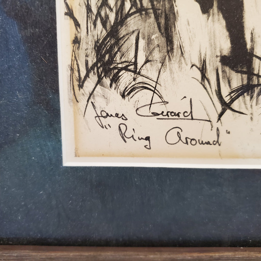Jonas Gerard Signed & Numbered Framed Lithograph Ring Around
