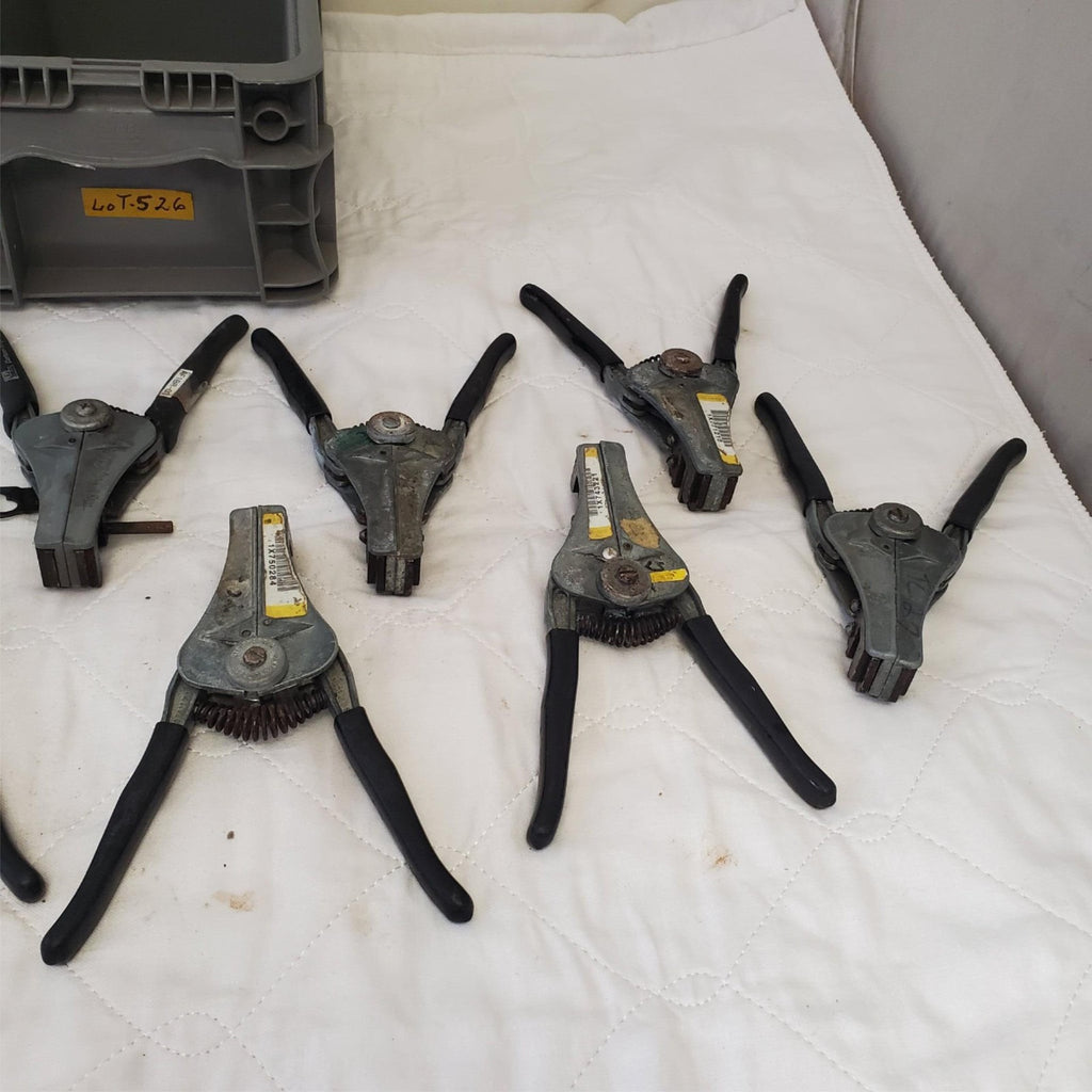 Lot of 10 IDEAL Custom Stripmaster Wire Strippers Black LOT 526