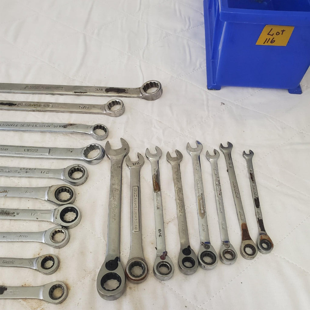 Lot of Assorted Wrenches, Drive Sockets & Other Hand Tools LOT 116