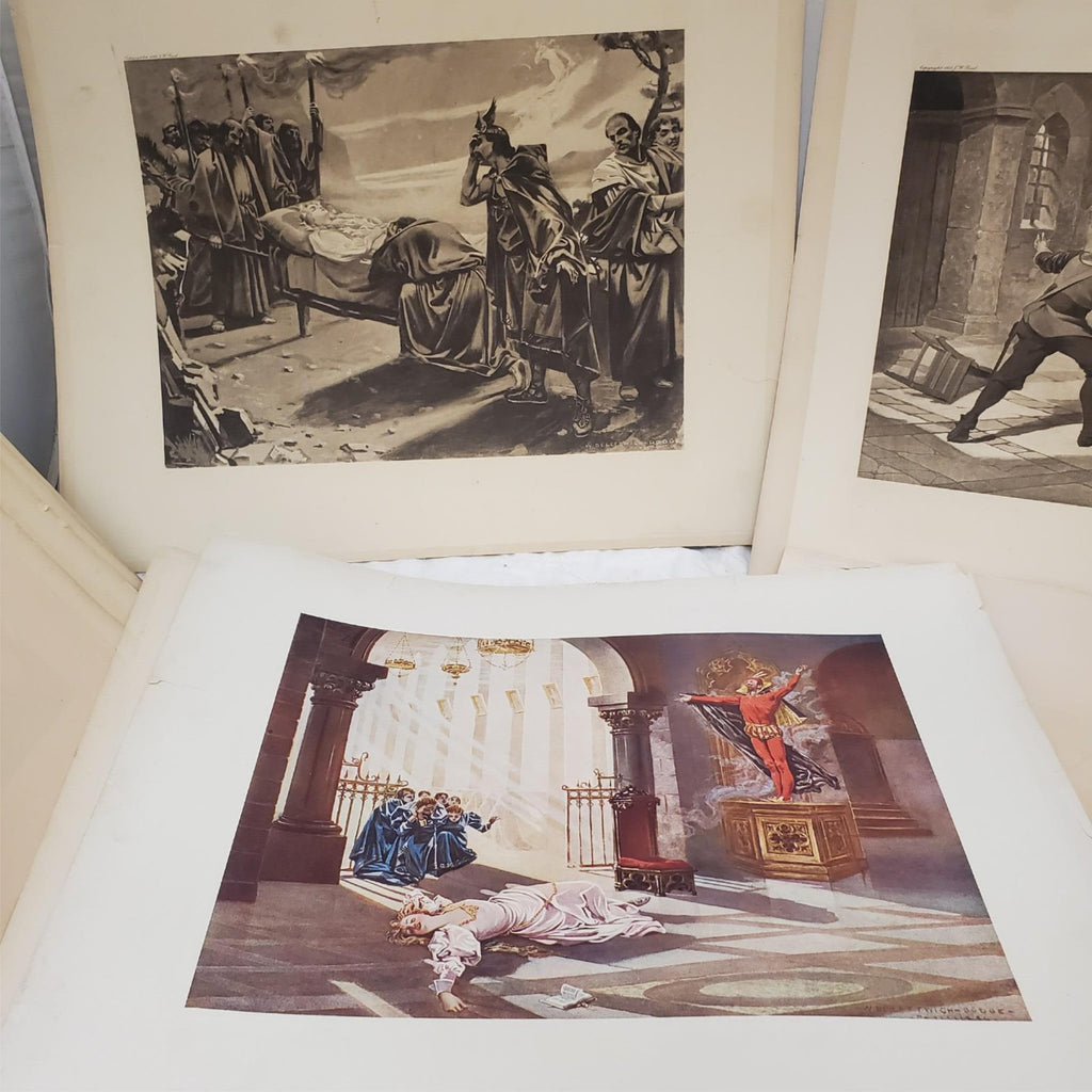 Lot of Antique Vintage Photogravure  Steeple Davis Misc Artist Prints