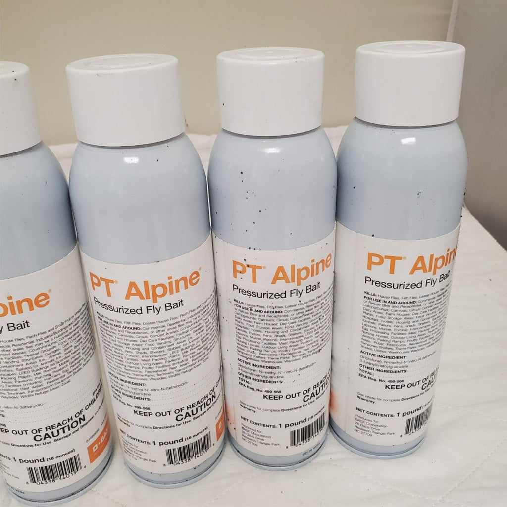 Lot of 6 - 16 oz PT Alpine Pressurized Fly Bait Insecticide