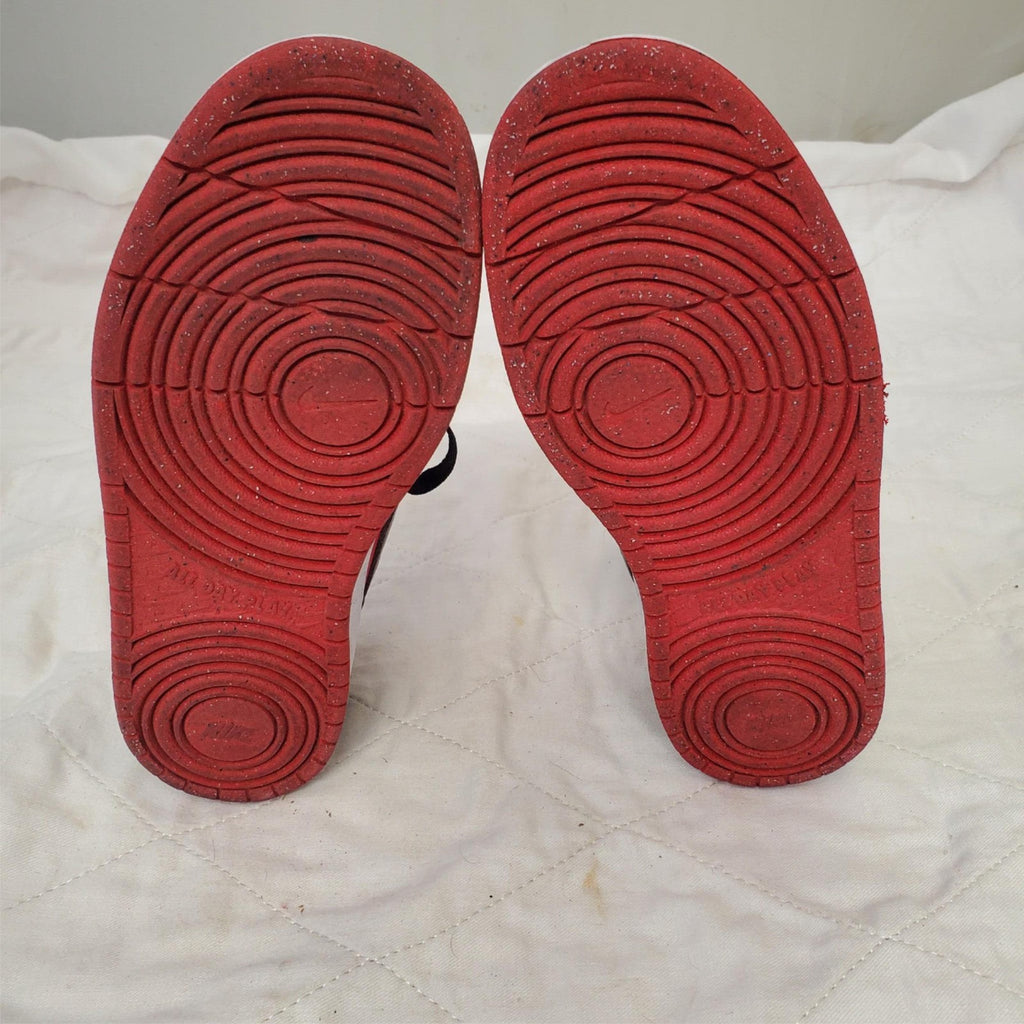 Nike Court Borough Low Recraft Red & Black Shoes US Size 3.5Y
