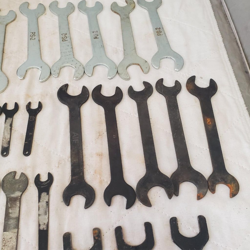 Lot of 50 Assorted Double Open End Service Wrench & other Wrench Tool LOT 485