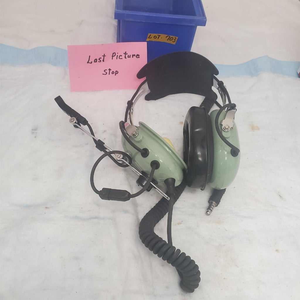 David Clark H10-76 Pilot Military Headset Made in Usa LOT-703