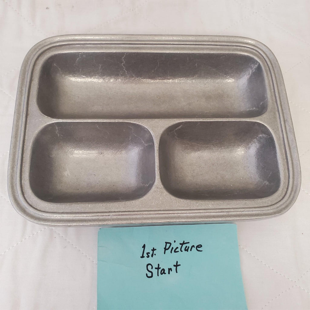 Vintage Wilton Armetale 3 Section Serving Plate