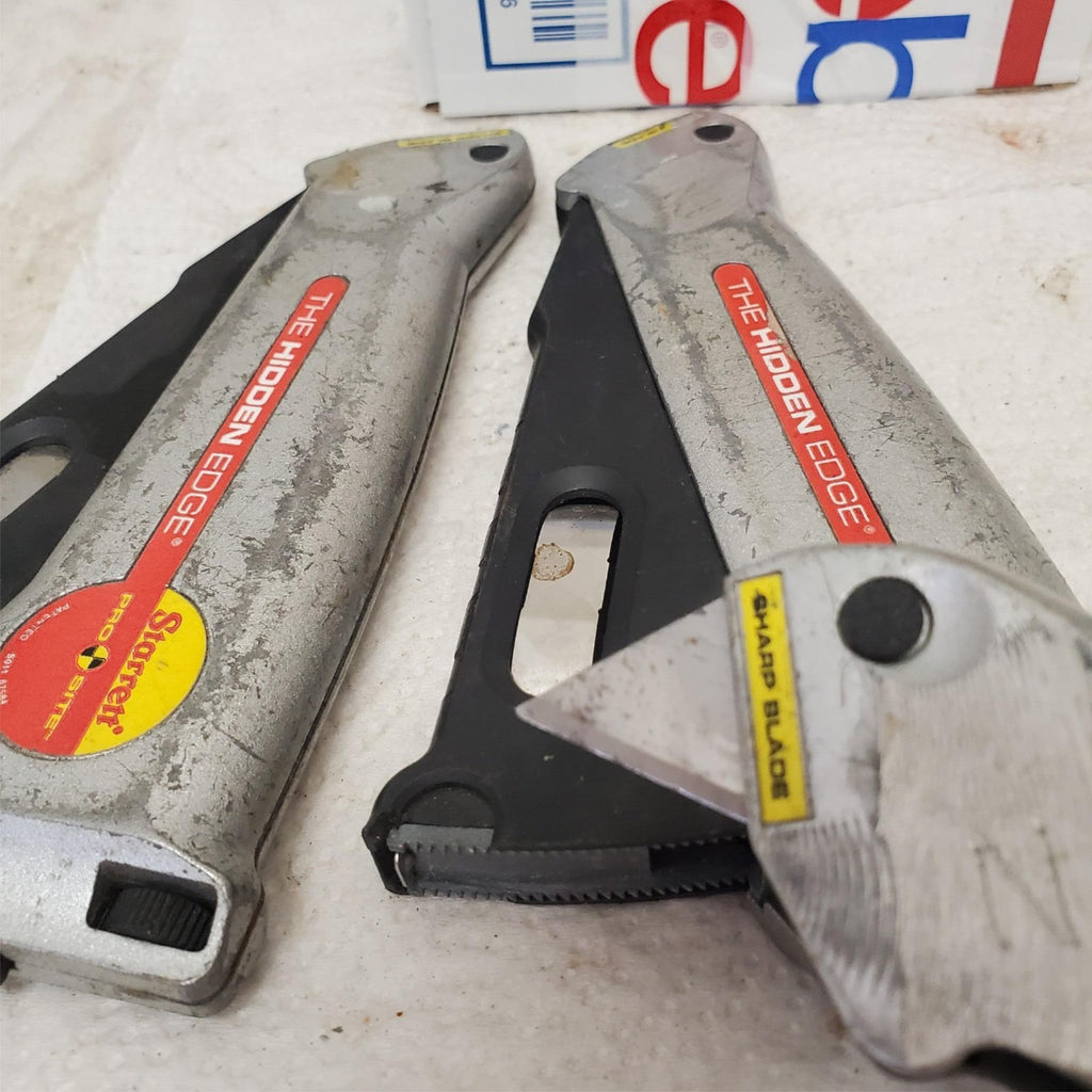 Lot of 3 Starrett Hidden Edge 67584 Utility Knife LOT-915