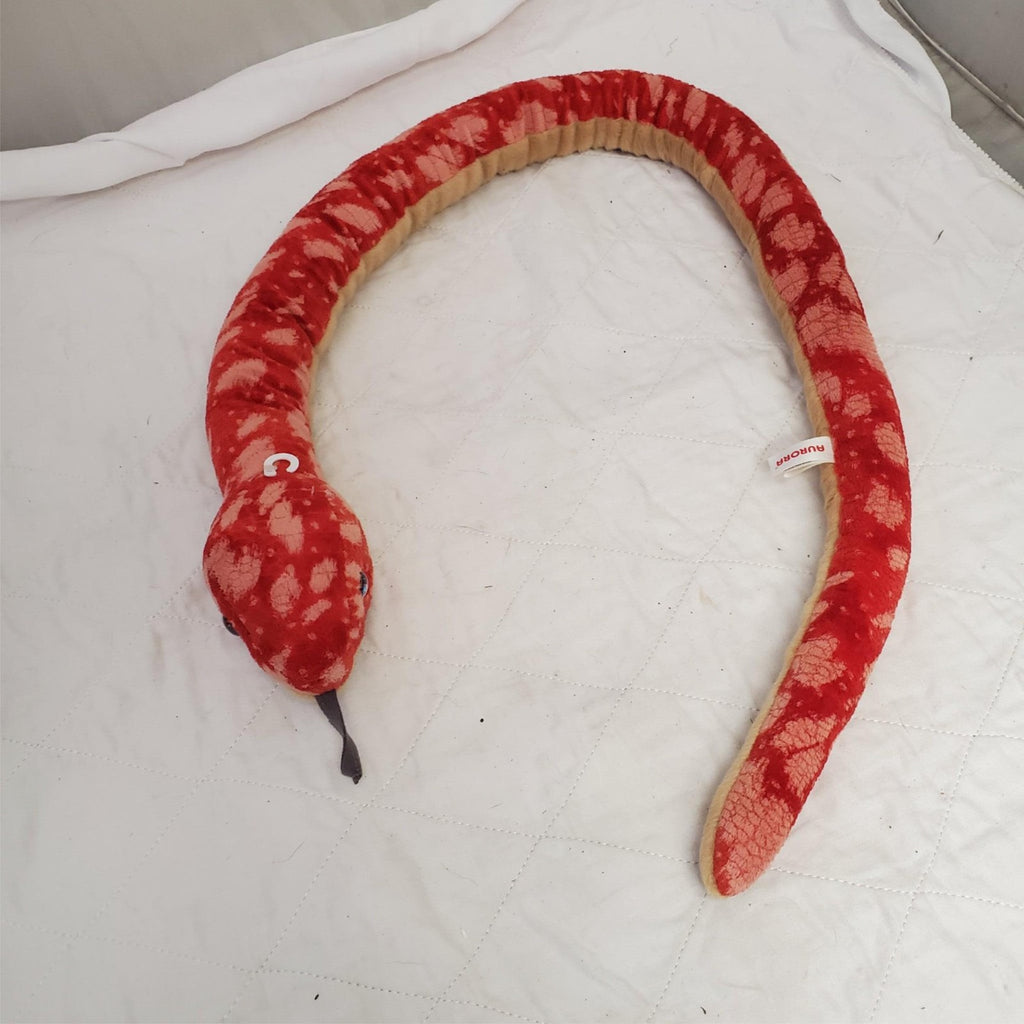 Aurora Playful Red Corn Stuffed Animal Snake