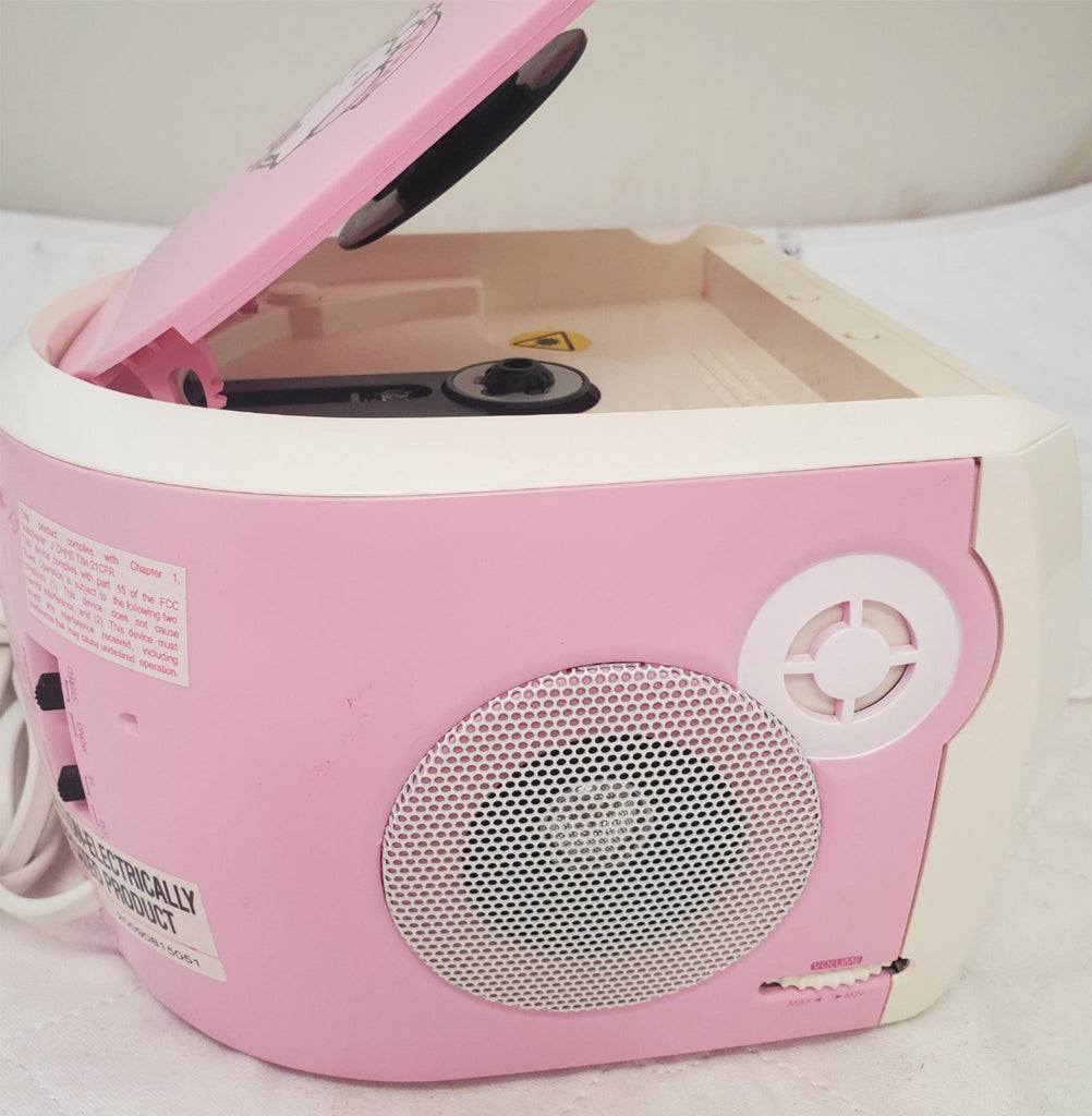 Hello Kitty KT2053 AM/FM Stereo CD Dual Alarm Clock Radio