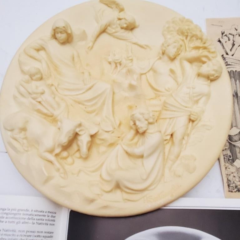 Studio Dante Di Volteradici Adorazione Dei Magi and La Nativita Plate