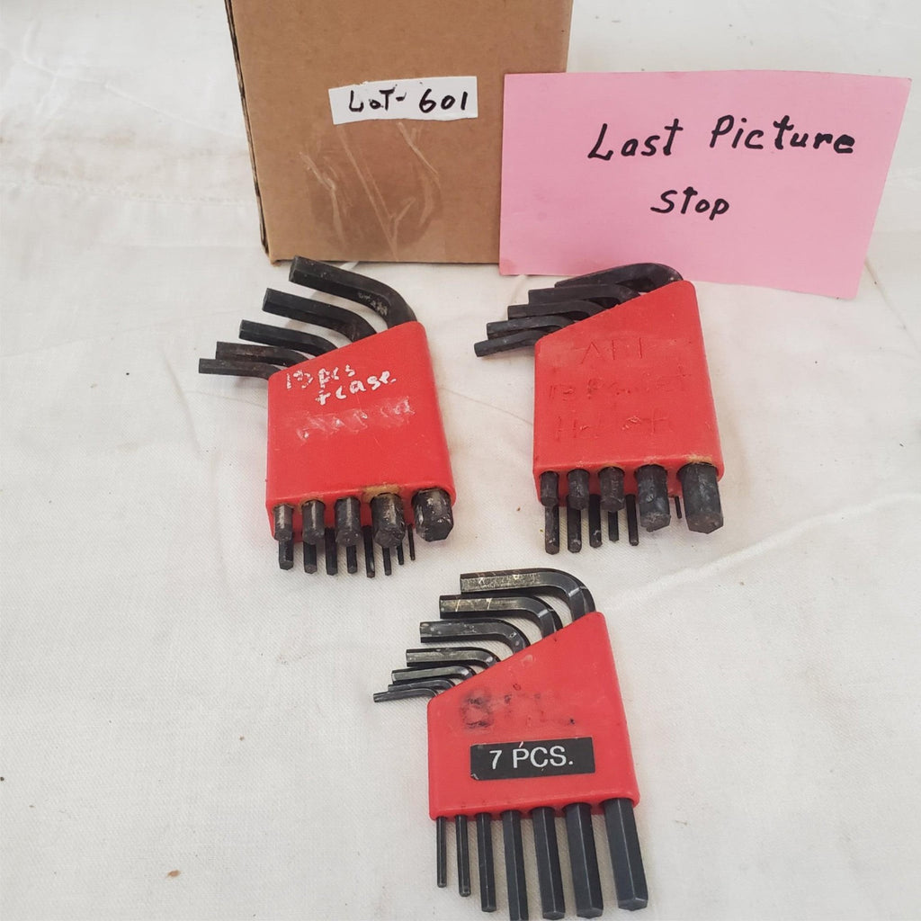 Lot of 33 Williams Short Hex Key Wrench Set LOT-601