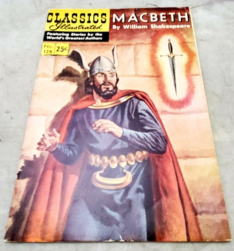 Vintage Classics Illustrated Comic Book Macbeth No 128 April 1967