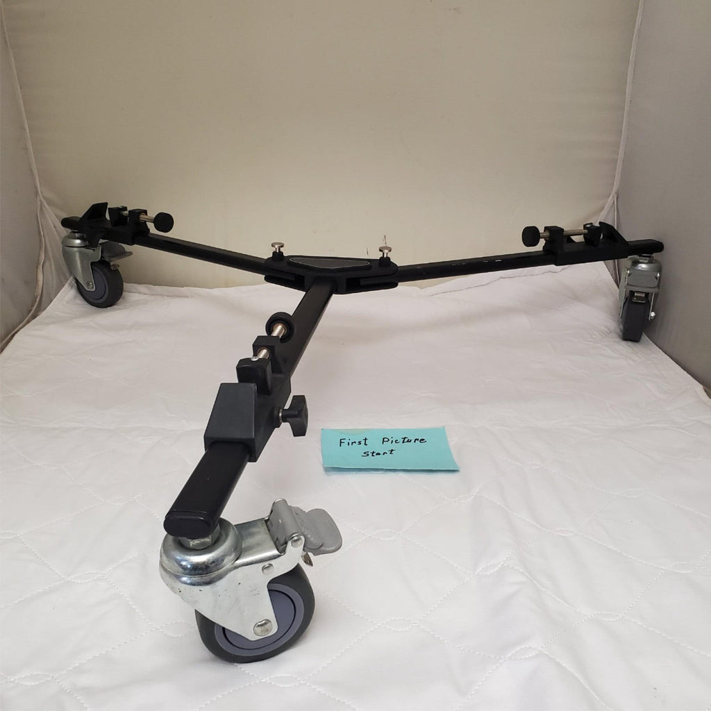 Professional Tripod Dolly Heavy-Duty Universal Stand with Locking Wheels