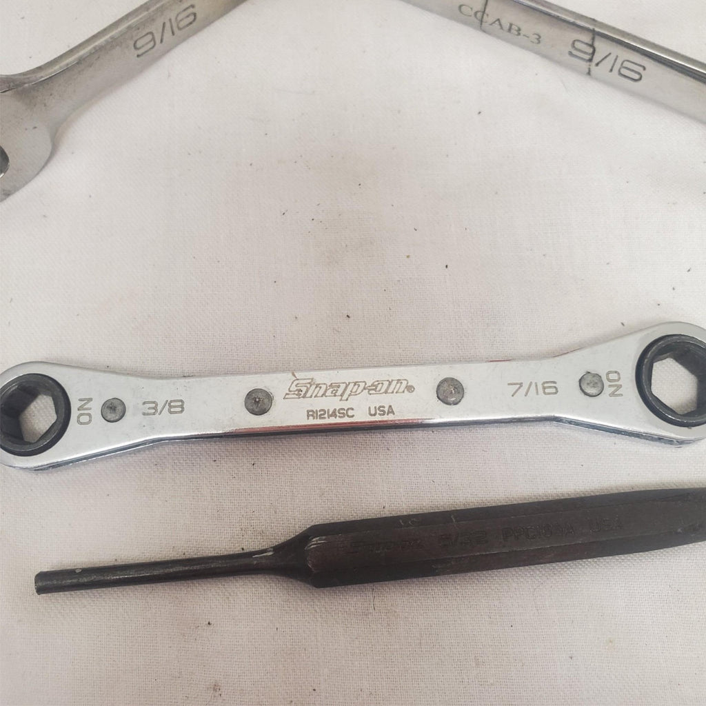 Snap on Tool Collection Ratchet Wrench Extension Punch Set LOT-824