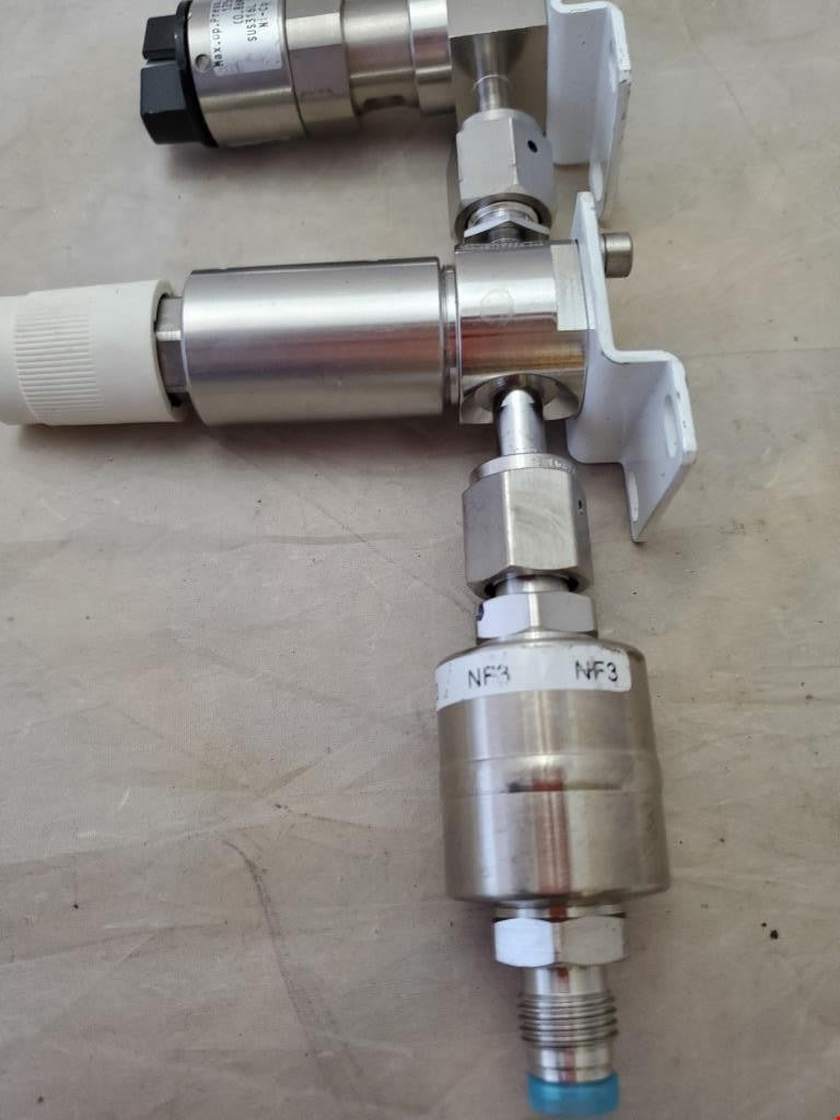 Tescom NF3 Regulotor Valve with Sanitary Butterfly Valve SUS316L